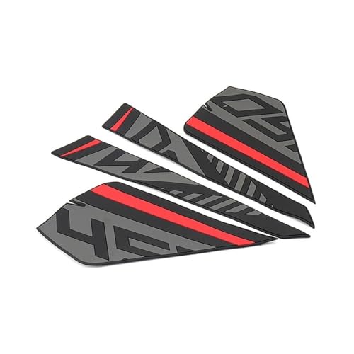 Coussinet De Traction Moto Grip Latéral Antidérapant pour Réservoir 450SR Rouge