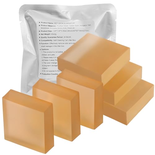 Pet Odor Eliminator with N50 Odor Eliminator Exclusive for Pura Max Self-Cleaning Cat Litter Box - Cat Toilet Odor Control (6 Packs)