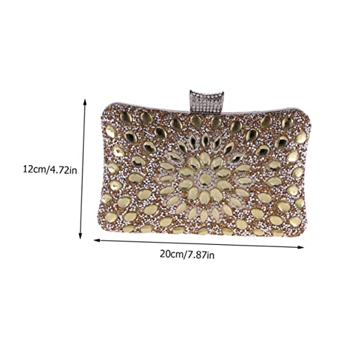 Pochette de Soirée à Chaîne Amovible : Sac à Main de Luxe Rigide pour Fête Majeure