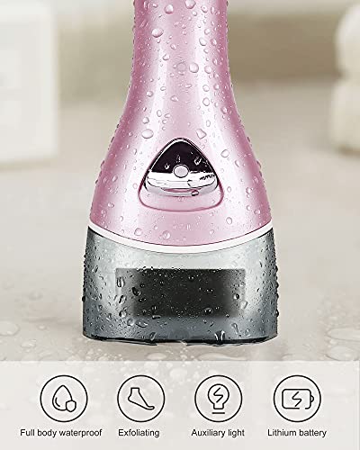 Electric Feet Callus Removers Rechargeable, Portable Electronic Foot File Pedicure Tools, Electric Callus Remover Kit, Professional Pedi Feet Care Perfect For Dead, Hard Cracked Dry Skin（Pink） #TOP5