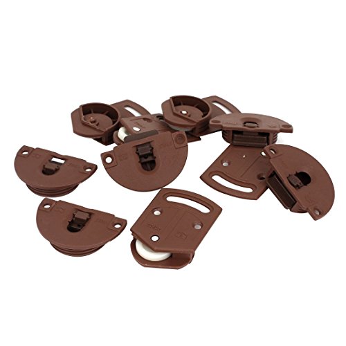 Armario Puerta corredera Engranaje de rodillos Panel de riel Kit interno 5 pares