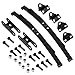 MOHERO Steel Leaf Springs Set HighLift Chassis Leaf Spring Suspension Set for 1/10 RC D90 Crawler Car Upgrade Parts