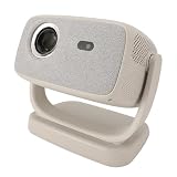 Projetor Inteligente, Projetor Bluetooth 4K 1080P FHD Com Suporte Giratório de 180 °, Foco Eletrônico, Correção Automática, Projetor Externo Portátil para TV Sticks, Smartphones