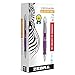 Zebra GR8 Gel Retractable Roller Ball Pen, Violet Barrel/Ink, Med Pt, 0.70 mm, Box of 12 (42680)