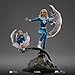 Iron Studios Collectible Statue Invisible Woman and Franklin - Fantastic Four - Art Scale 1/10 Polystone Resin Multicolor 10.8 inches 27.5 cm