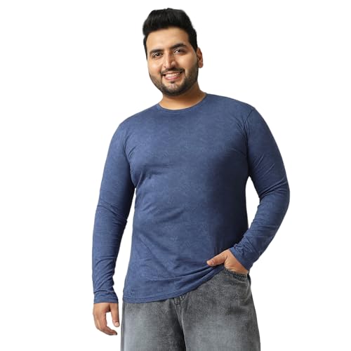 Image of Urbano Plus Men's Printed Full Sleeve Regular Fit Cotton T-Shirt