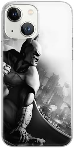 ERT GROUP mobile phone case for Iphone 13 original and officially Licensed DC pattern Batman 002 optimally adapted to the shape of the mobile phone, case made of TPU
