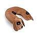Critter Piller Kid's Travel Buddy and Comfort Pillow, Brown Dog, Hypoallergenic, Machine Washable, Recycled Filling