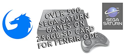 256Gb Sd Card, Over 500 Game Collection For Sega Saturn Fenrir Ode Plug N Play Preconfigured & Preloaded #TOP1