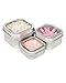 18-Pack Empty Square Silver Metal Tins with Clear Window for Candle Making, Candies, Gifts & Treasures, Mixed Sizes