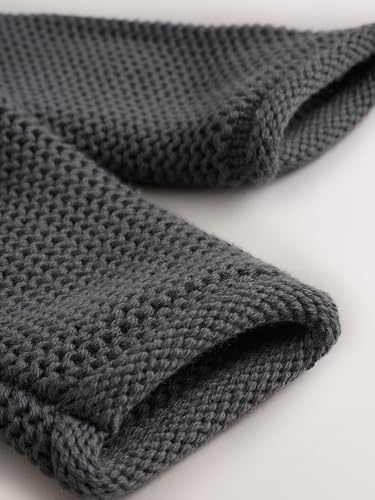 NEXT Baby Jungen Standard Strickjacke Holzkohle Grau 62-68