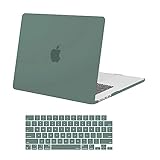 MOSISO Compatible with MacBook Air 15 inch Case 2023 Release A2941 M2 Chip with Liquid Retina Display & Touch ID, Protective Plastic Hard Shell Case & Keyboard Cover Skin, Emerald Green
