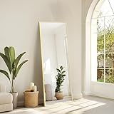 Photo Gallery kocuuy specchi da parete rettangolare 52x161 cm, specchio da parete decorativo oro con cornice in metallo, grande specchi da appendere per soggiorno, camera da letto, corridoio specchio da appendere Photo Gallery kocuuy specchi da parete rettangolare 52x161 cm, specchio da parete decorativo oro con cornice in metallo, grande specchi da appendere per soggiorno, camera da letto, corridoio specchio da appendere