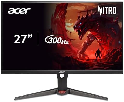 Acer Nitro 27in QHD 2560x1440 IPS 300Hz Gaming Monitor XV272U F3bmiiprx