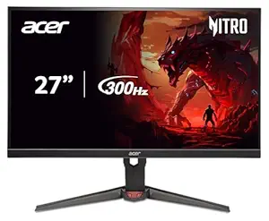 Acer Nitro XV272U F3 27 inch IPS WQHD 2560x1440 Gaming Backlight LED LCD Monitor I Rapid 300Hz Refresh, 0.5ms Response I HDR 400 I AMD FreeSync Premium I Zero Bright Dot Policy I Ergostand I Eye Care