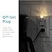 Lights by Night LED Night Light, Plug-in, Manual on/off , Warm White, UL-Certified, Energy Efficient, Ideal Nightlight for Bedroom, Bathroom, Nursery, Hallway, Kitchen, 11140