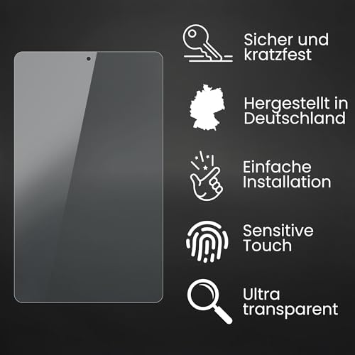 Bruni Screen Protector compatible with TCL Tab 9048S Protector Film, crystal clear Protective Film (2X) - Image 2