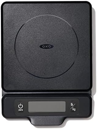 OXO Good Grips 5-lb Kitchen Scale with Pull-Out Display, Black