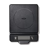 OXO Good Grips 5-lb Kitchen Scale with Pull-Out Display, Black