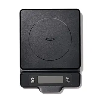 OXO Good Grips 5-lb Kitchen Scale with Pull-Out Display, Black