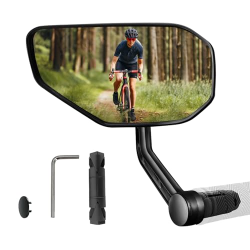 Homieway Bicycle Mirror Scratch Resistant HD Glass Lens Left by Homieway - Used condition - US$15.19