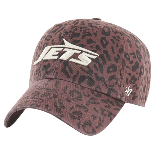 47 Women's Brown New York Jets Tawny Clean Up Adjustable Hat
