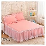 Photo Gallery mdytpt mantovana giroletto in pizzo, lussuosa, copriletto queen size e king size, lenzuolo con angoli a molle, copri-materasso, biancheria da letto retrò, con gonna, elastico avvolgente (colore-b, 200 Photo Gallery mdytpt mantovana giroletto in pizzo, lussuosa, copriletto queen size e king size, lenzuolo con angoli a molle, copri-materasso, biancheria da letto retrò, con gonna, elastico avvolgente (colore-b, 200