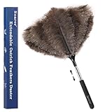 Soarer 40 Inch Ostrich Feather Duster - Extendable Handle, Wood Handle, Fluffy Natural Genuine Feathers, Ideal for Home, Car, Office Cleaning - Image 7