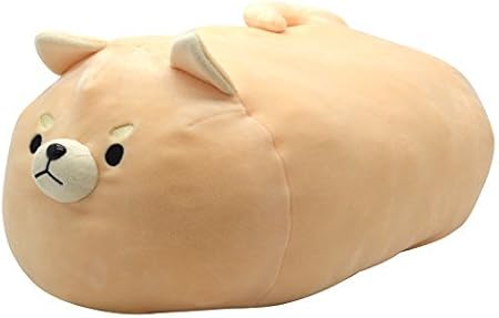 Amazon Languor犬チームぬいぐるみクッションビッグサイズバニラクリーム色の長約70 Cm ぬいぐるみ おもちゃ