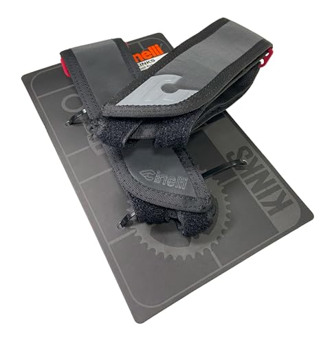 Cinelli Kink Toe Straps, Black and Fully Reflective, Universal