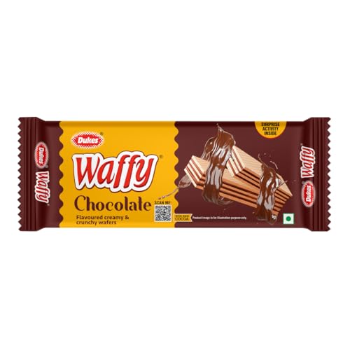Image of Dukes Waffy - Chocolate flavoured creamy & crunchy Wafers (60 /55 grams)