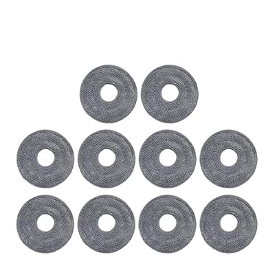 Mop Cloths ,Compatible for Roborock, Qrevo Master/Qrevo Slim / V20 / P10S Pro Robot Vacuum Cleaner Parts Rag Mop Pads Accessories(B-10PCS)