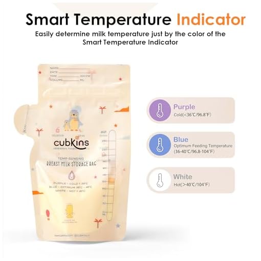 Cubkins-Baby-Breast-Milk-Storage-Bags-Pack-of-25-BPA-Free-Disposable-Milk-Freezer-Bags-for-Breast-Feeding-250ml Cubkins Baby Breast Milk Storage Bags (Pack of 25), BPA Free Disposable Milk Freezer Bags for Breast Feeding (250ml)