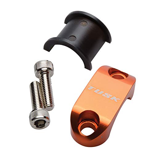 Tusk Billet Rotating Bar Clamp Orange For Honda CRF125F 2014-2022