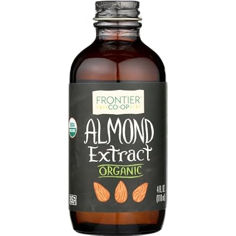 Frontier Almond Extract Organic, 4oz Bottle Cover