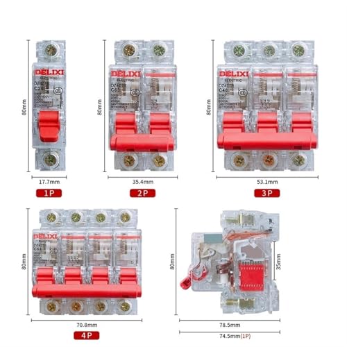 Cortes eléctricos continuos solución con interruptor DPN 50A de riel DIN doméstico 3