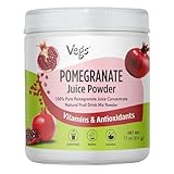 Vegs Pomegranate Juice Powder - Organic Pomegranate Fruit Juice Concentrated Antioxidants & Electrolytes - Instant Drink Mix Powder for Hydration, Baking, Flavoring, Sugar Free 11 oz (Pack of 1)