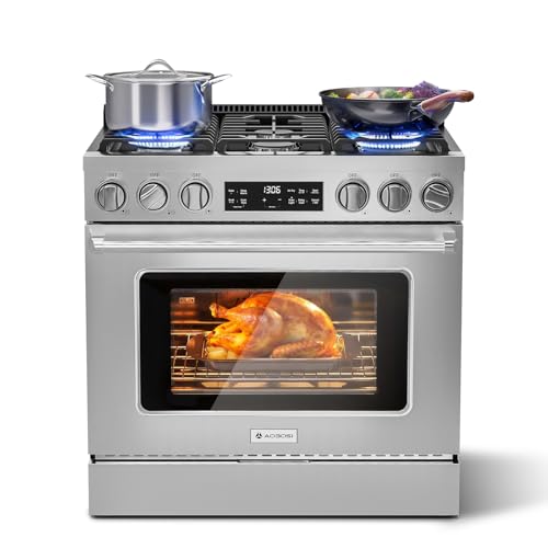 AAOBOSI 36 Inch Gas Range Oven