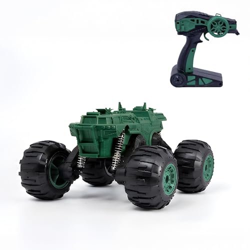 Image of Moon Rover Remote Control Car 4x4 | 1:12 Scale | 40 KM /H High-Speed | 4WD Off-Road | 360 Rotation | 45 Climb | 2.4GHz Signal | 7.4V Rechargeable Battery Fun Learning Toy for 6-12 Year - Green