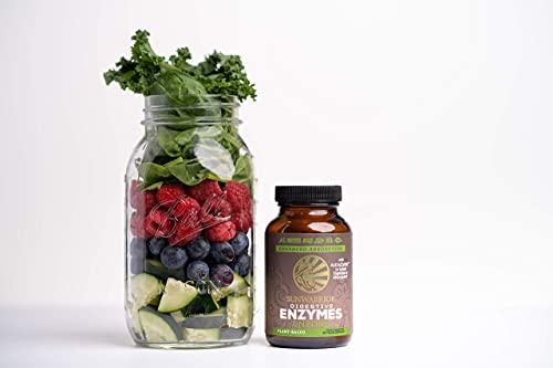 Sunwarrior Digestive Enzymes Probiotic | Plant Based & Vegan With Spore Based Probiotic Essential Supplements To Support Optimal Health For Men & Women Digestive Enzyme Supplements | Enzorb #TOP5