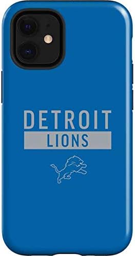Skinit Impact Phone Case Compatible with iPhone 12 Mini - Officially Licensed NFL Detroit Lions Distressed Design