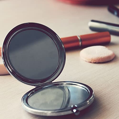 CALLARON Espelho De Maquiagem De Viagem De Bolso Espelho De Bolso Espelho Dobrável Espelho De Maquia