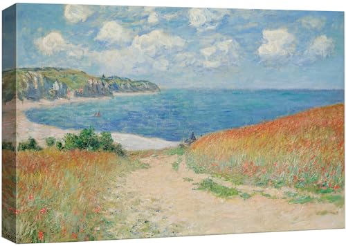 wall26 Path Through The Corn at Pourville by Claude Monet Giclee ped Gallery 12x18 inches