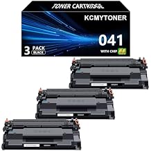 3 Pack 041 Black Toner Cartridges Compatible Replacement for Canon 041 CRG041 CRG-041 0452C001 Toner Cartridge for imageCLASS LBP312i MF521DW LBP312dn MF525dw LBP310X LBP312X Printer