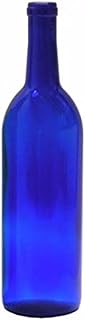 750 ml Cobalt Blue Glass Claret/Bordeaux Bottles, 12 per case