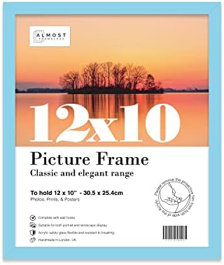 12x8 Inch Black Photo Frame Wall Mountable and Freestanding Picture Frame Standard Photograph Size, 12" X 8" (31 X 20cm)