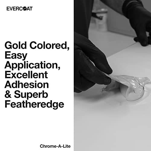 Evercoat Chrome-A-Lite Body Filler For Aluminum, Fiberglass, Galvanized Steel, And More - 128 Fl Oz #TOP1