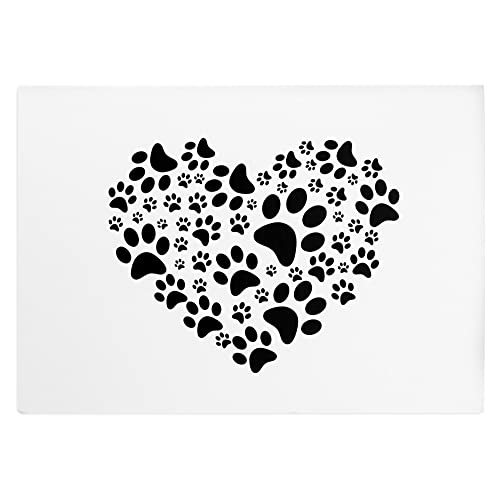 Fundraising For A Cause Paw Print Note Card Stationary - Thank You Cards With Envelopes- Dog, Cat, Or Pet Paw Print Themed Blank Cards - Pet Sympathy Gifts For All Occasions - 12 Per Pack (1 Pack) #TOP2