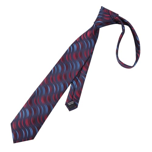 Image of Alizeal Mens 3.15'' Gradient Novelty Pattern Tie Set with Pocket Square Casual Color Tie Set