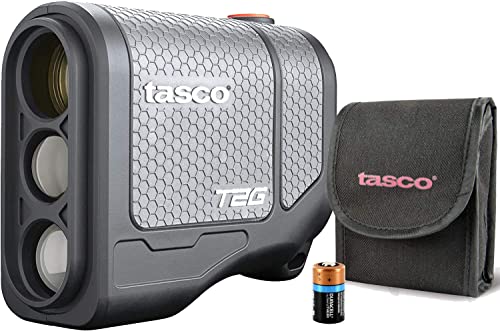 Tasco Tee-2-Green (Standard Version) Golf Laser Rangefinder | 5X Mag, 1 Yard Accuracy, Scan Mode, PlayBetter Budget Rangefinder | Protective Case & CR2 Battery